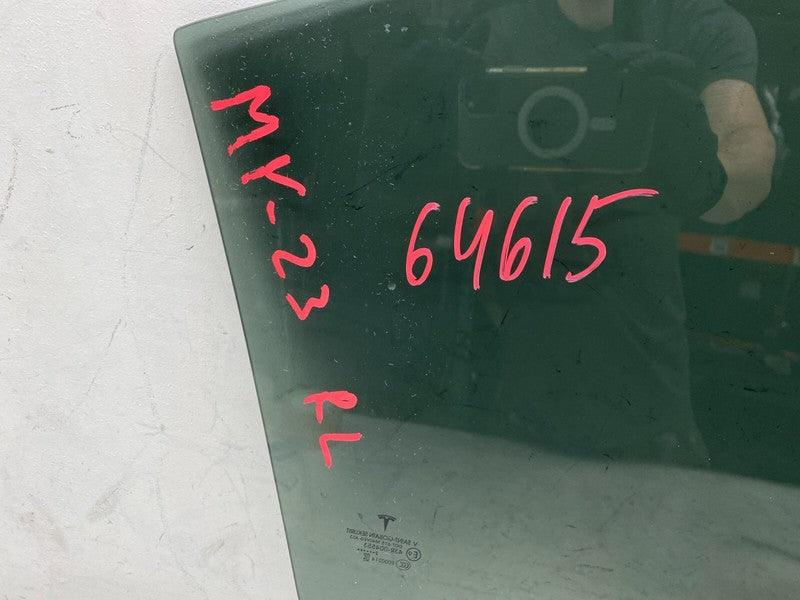 E9 43R-004553 ⭕ 2020-2023 Tesla Model Y MY Rear Driver Side Door Window Glass Left LH Assembly