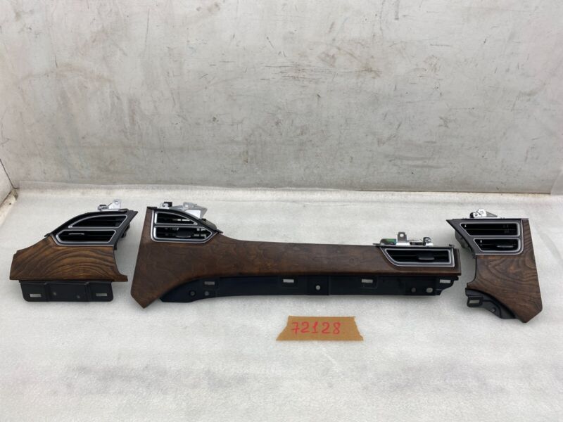 2016-2020 Tesla Model S MS SET of Dash A/C Air Vent Outlet Dashboard Trim Panel