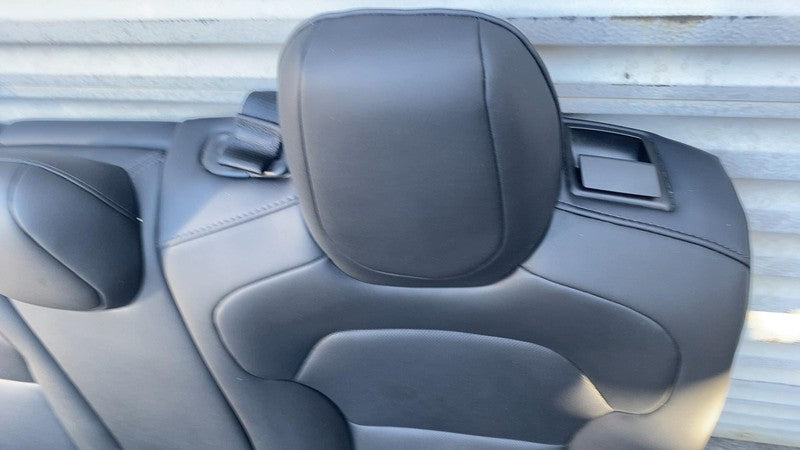 ⭕ 24-25 Model 3 Rear 2nd Row Black Leather Seat Upper + Lower Cushion Perforated
