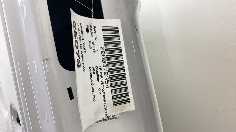 ⭕ 2025 Ram 1500 Pickup Rear Trunk Bed Lid Tailgate Shell Panel Assy White - PW7