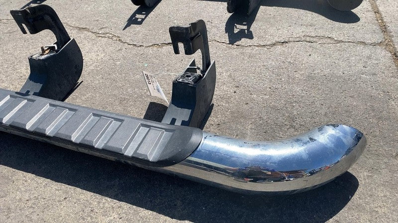 ⭕ 14-19 Silverado 1500 Crew PAIR Left & Right Running Board Nerf Bar Step Chrome