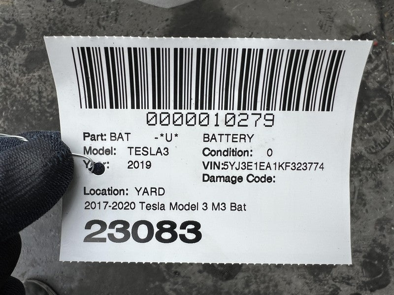 1091597 00 L 2017-2020 Tesla Model 3 M3 Battery Module Long Range RWD 1091597-00-L (73.4v)