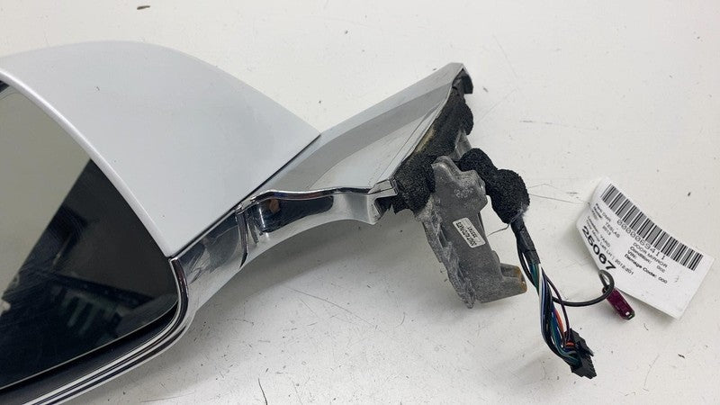 ⭕12-15 Tesla Model S Left Exterior Rear View Door Mirror White PPSW 60