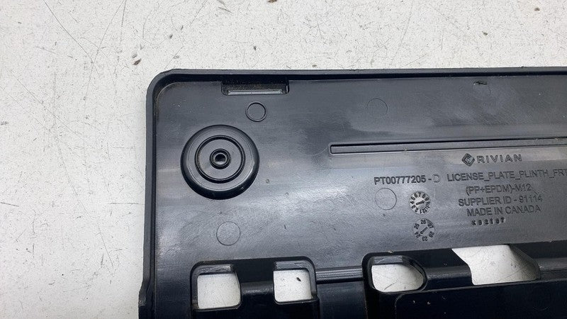 PT00777205 D ⭕ 25 Rivian R1S Front License Plate Bracket Holder Plinth Peregrine PT00777205-D