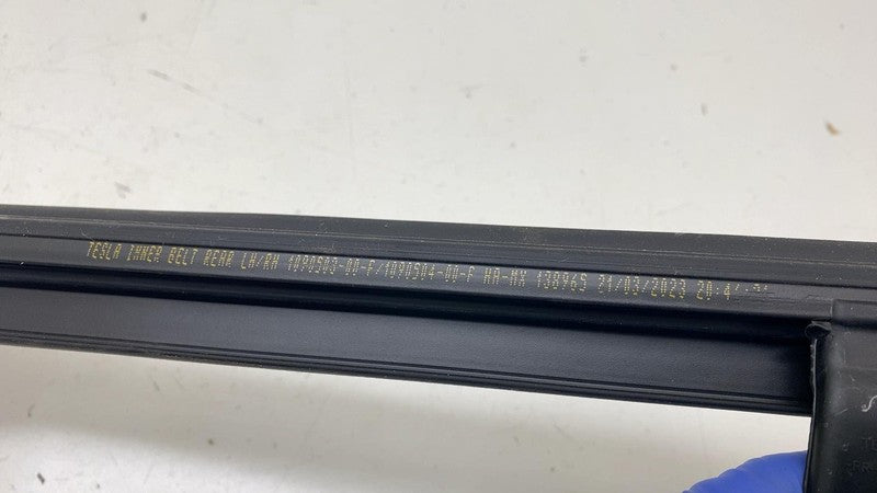 ⭕ 17-23 Model 3 Rear Right Door Window Inner Belt Weatherstrip Seal 10