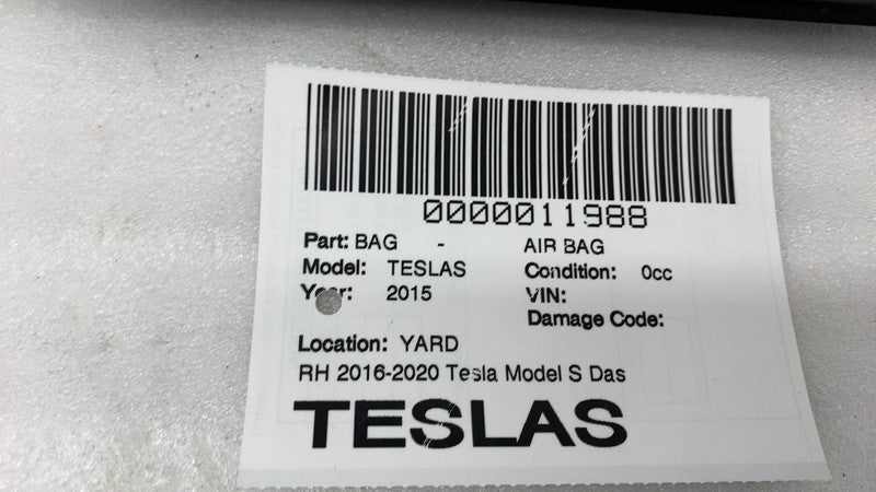 1463361-99-B ⭕16-20 Model S Dashboard Airbag Instrument Panel Dash Right Air Bag 1463361-99-B