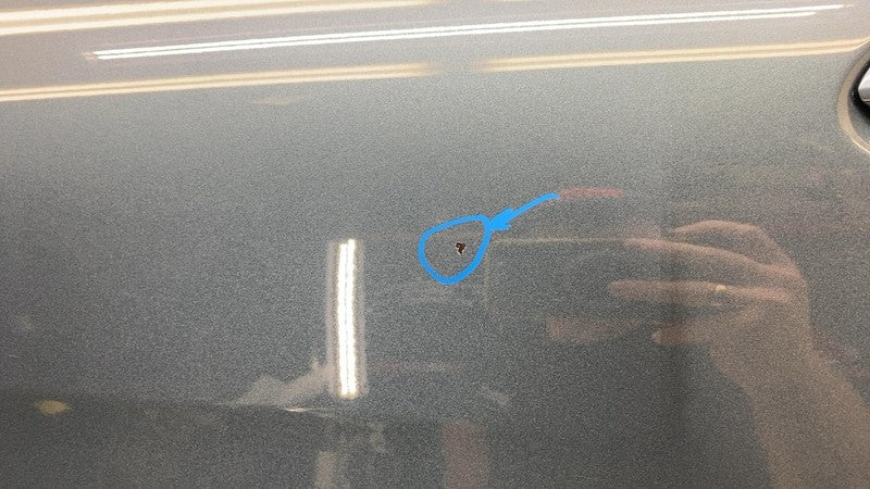 ⭕ 2014-2015 Mercedes-Benz B Electric Drive Rear Driver Side Door Left Blue - 894