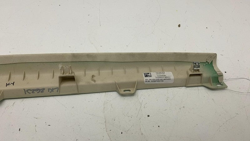 105155603B ⭕ 2016-2020 Tesla Model X Rear Right Falcon Door Trim Mid Gap Hider 1051556-03-B