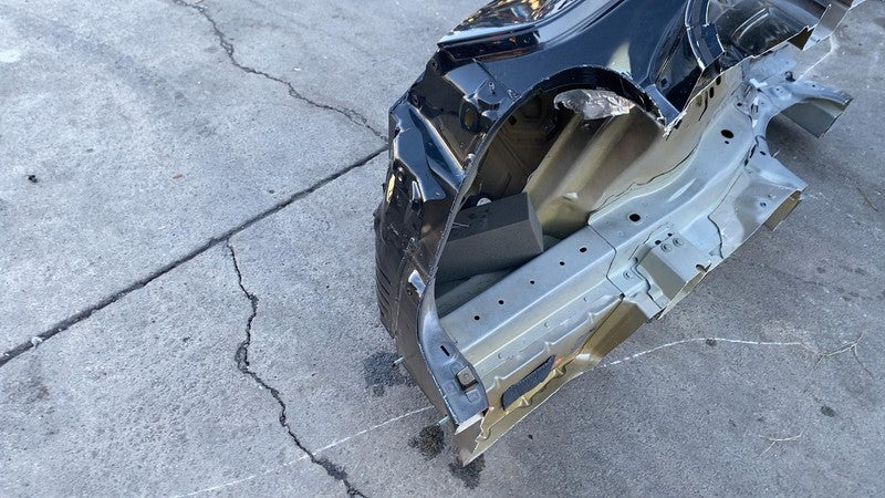 ⭕2021-2023 Tesla Model 3 Rear Left Quarter Panel Structural Frame Cut Black PBSB