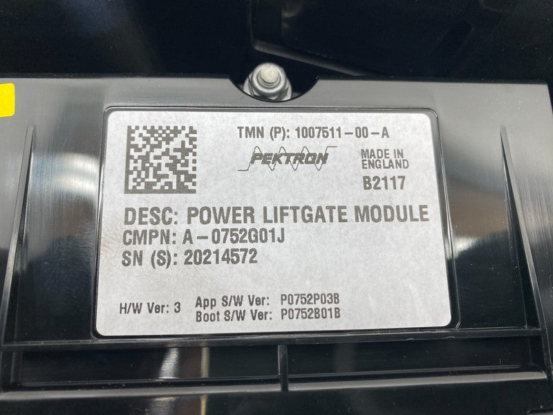 1007511 00 A ⭕ 16-20 Model S Power Liftgate & ECU Park Assist & Brake Module OEM 1007511-00-A