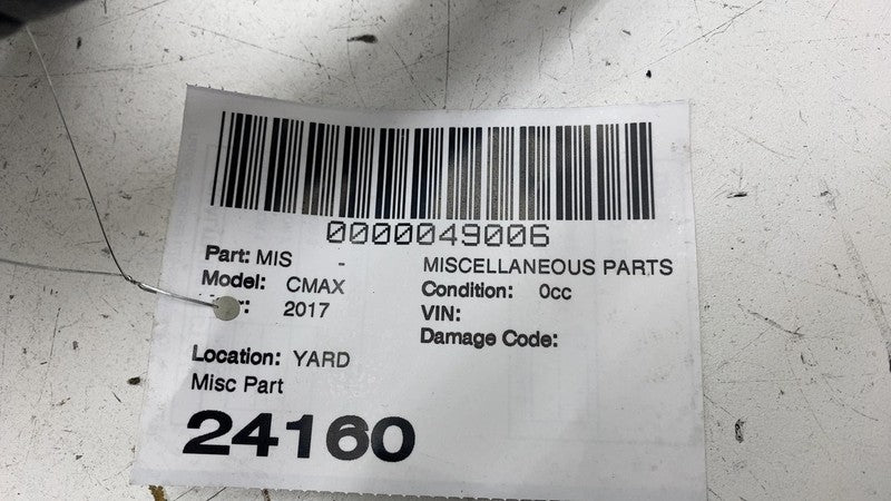 2013-2018 Ford C-Max Front Driver Steering Wheel Leather Black w/ Cont