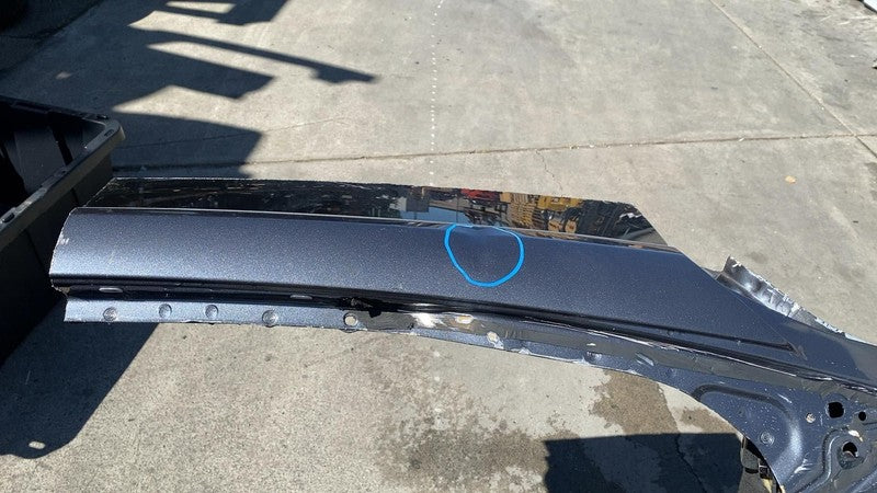 ⭕ 2021-2023 Tesla Model S Rear Driver Side Quarter Panel Cut Out Left Gray PMNG