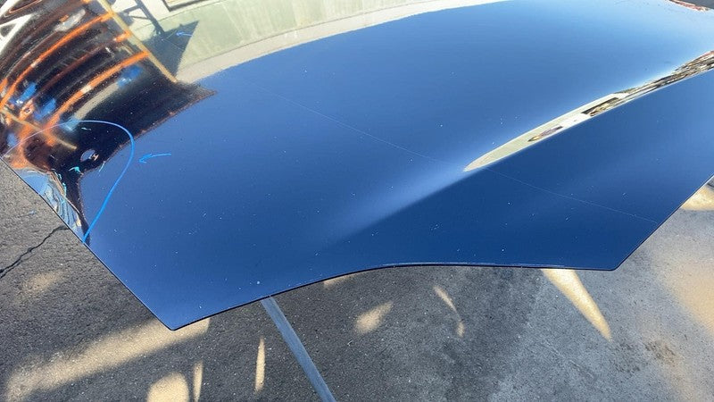 2012-2015 Tesla Model S Front Bonnet Hood Shell Panel w/ Insulation Liner - Blue