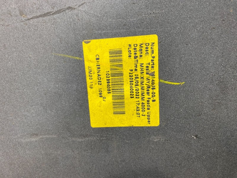 ⭕ 20-22 Model Y Rear Bumper Fascia Upper Cover Pearl White - PPSW 1540