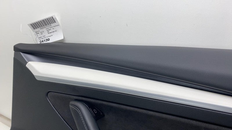 🍩 21-23 Tesla Model 3 Front Passenger Side Interior Door Panel Trim Ca