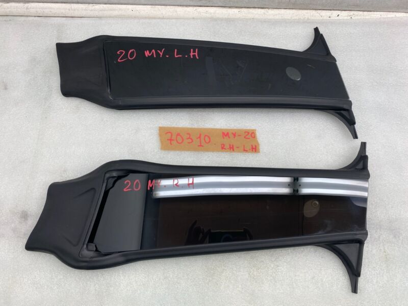 1516258 00 D ⭕20-23 Model Y Left & Right Exterior B-Pillar Applique 1516255-00-D/1516258-00-D