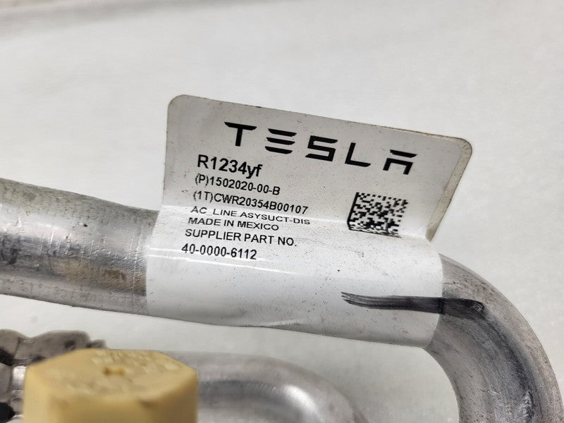 150202000B ⭕ 17-23 Tesla Model 3 A/C Line Supermanifold to Compressor Pipe OEM 1502020-00-B