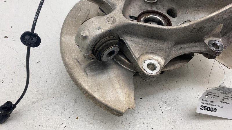 104441100F ⭕ 2017-2023 Tesla Model 3 Rear Left Spindle Knuckle w/ Hub & Shield 1044411-00-F