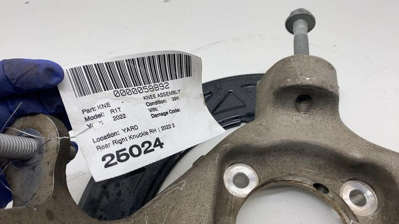PT00001893 ⭕ 22-24 Rivian R1T R1S Rear Right Spindle Knuckle w/ Dust Shield AWD PT00001893