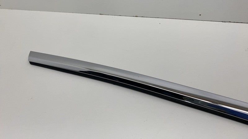 2012-2020 Tesla Model S Rear Driver Door Window Outer Belt Molding Chrome Left