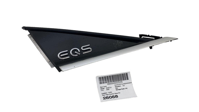 ⭕ 22-25 EQS 450+ V297 Front Right Exterior A-Pillar Quarter Glass RH A