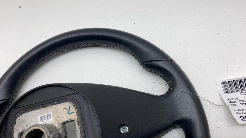 ⭕12-20 Tesla Model S X Front Driver Steering Wheel Black Assembly 1005