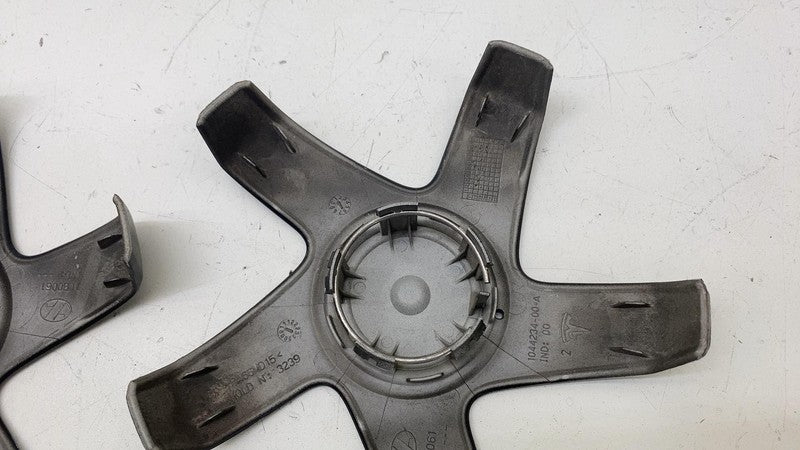 1044234 00 A ⭕ 2017-2023 Tesla Model 3 M3 Wheel Center Machined Hub Cap Cover x4 1044234-00-A