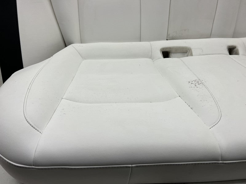 ⭕ 2017-2023 Tesla Model 3 Rear 2nd Row White Leather Seat Upper + Lower Cushion