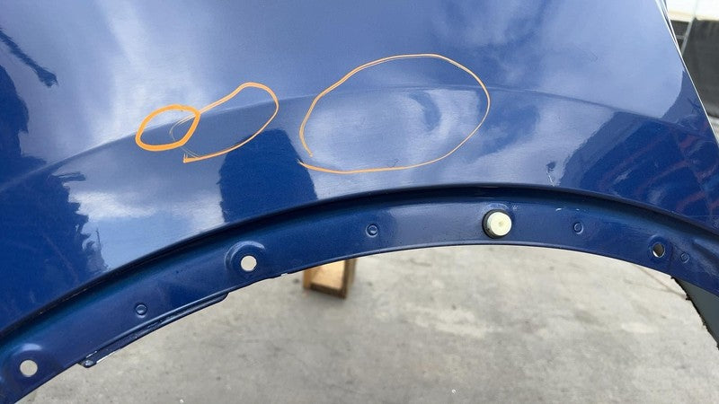 ⭕ 20-23 Tesla Model Y Rear Right Passenger Quarter Panel Structural Cutout Blue