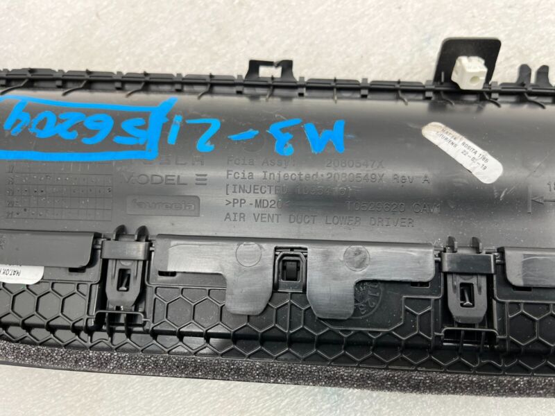 1083320-00-F ⭕ 2022 Tesla Model 3 Y Dashboard Heater A/C Air Vent Dash Duct Left 1083320-00-F