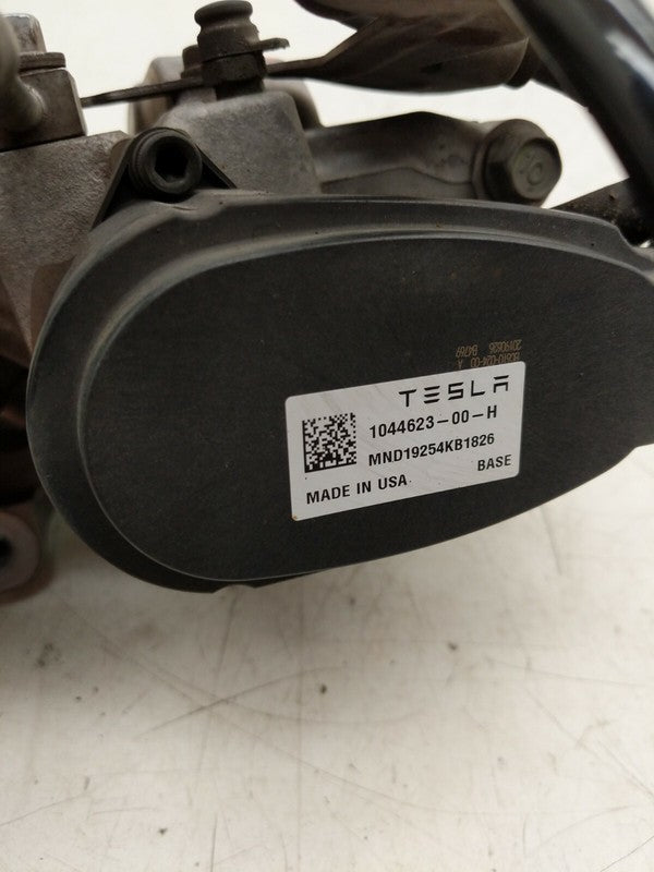 104462300H ⭕ 2017-2025 Tesla Model 3 Rear Left Caliper w/ Brake Line Hose BASE 1044623-00-H