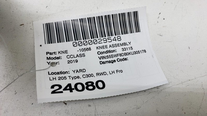 A 000 421 35 20 ⭕ 18-22 Mercedes C300 Front Left Spindle Knee Knuckle w/ Shield RWD A0004213520