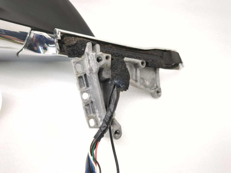 2012-2015 Tesla Model S MS Left Exterior Rear View Door Mirror LH Black - PBSB