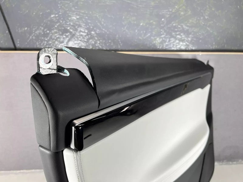 ⭕ 16-20 Model X Rear Left Door Panel Trim Card Cover w/ Molding LH 105