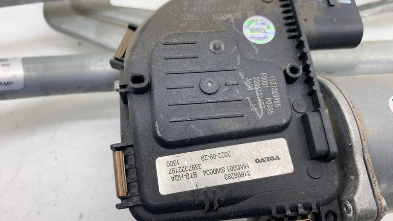 31696283 ⭕ 21-23 Polestar 2 Front Windshield Wiper Transmission Linkage w/ Motor 31696283