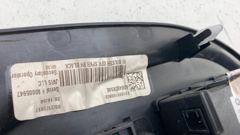 6DB40DX9AE ⭕ 17-25 Chrysler Pacifica Rear Right Quarter Trim Bolster Cover Panel 6DB40DX9AE