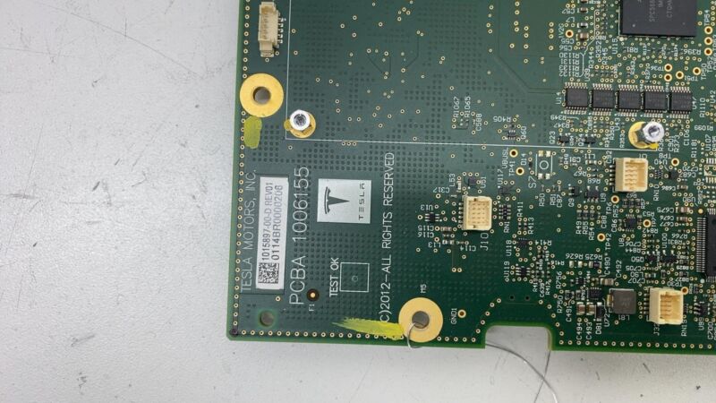 1015897 00 D 2012-2020 Tesla Model S MS Media Control Unit MCU Motherboard Assy 1015897-00-D