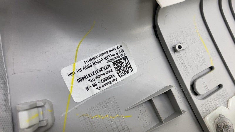 ⭕ 2020-2023 Tesla Model Y MY B-Pillar Upper Trim Cover Panel Right 149