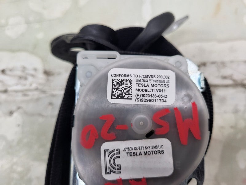 102313605D ⭕ 2016-2020 Tesla Model S Rear Right 2nd Row Seat Belt & Retractor 1023136-05-D