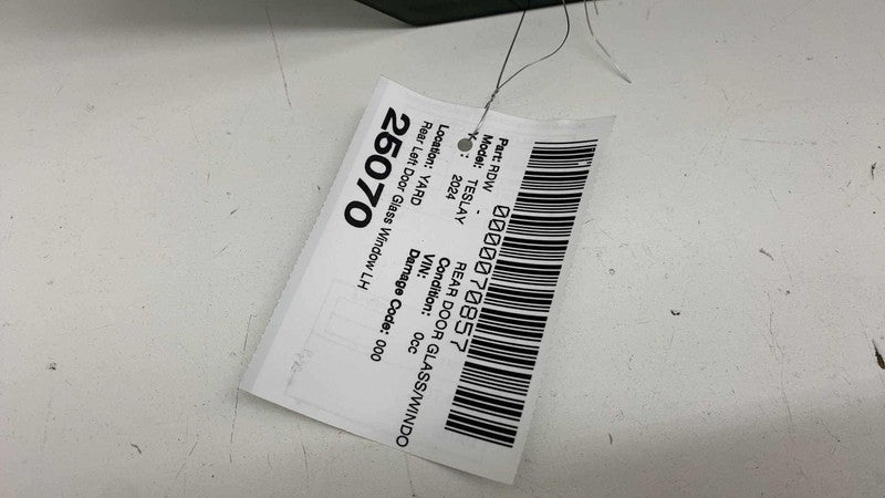 E9 43R-014553 ⭕ 2020-2024 Tesla Model Y MY Rear Driver Side Door Window Glass Left LH Assembly