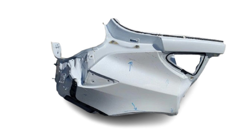 ⭕ 21-23 Tesla Model 3 Rear Right Quarter Panel Structural Frame Cut White PPSW