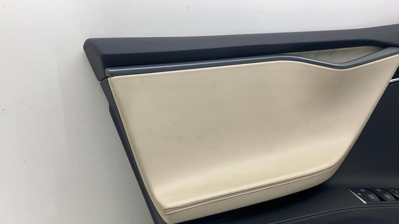 ⭕ 16-20 Model S MS Front Left Interior Door Panel Trim Card Cover 6006