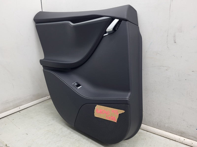 600613371L ⭕ 12-20 Tesla Model S Rear Left Interior Door Panel Trim Card Cover 6006133-71-L
