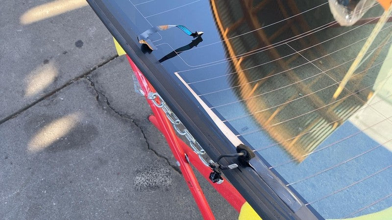 ⭕ 2024-2025 Tesla Model 3 M3 REAR BACKLITE PANORAMIC ROOF GLASS OEM 17