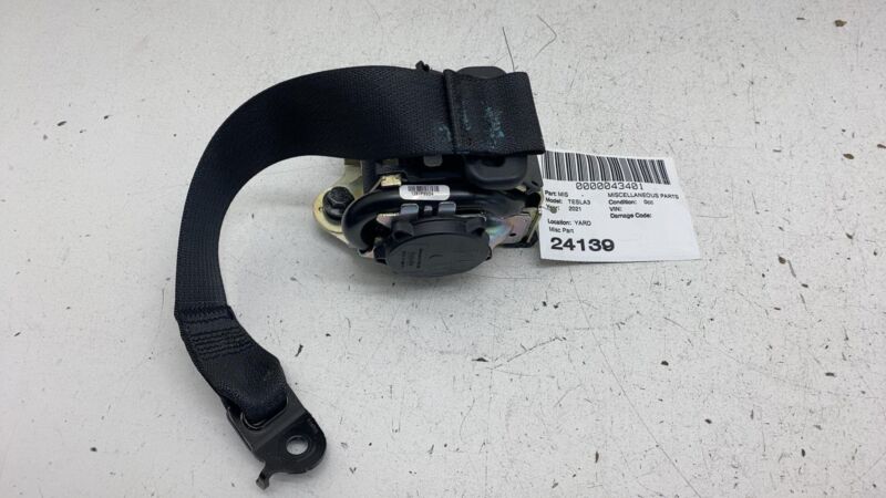 108128101G 2017-2023 Tesla Model 3 M3 Rear Left or Right 2nd Row Seatbelt Retractor LH = RH