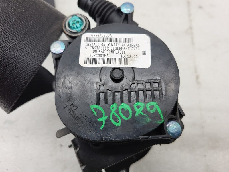 1081279 01 H ⭕ 17-23 Model 3 Front Passenger Side Seat Belt and Retractor Right 1081279-01-H