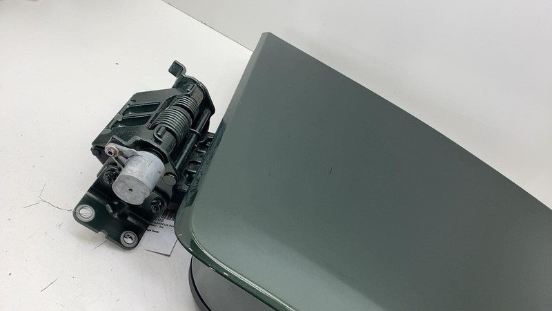 PT00002407 ⭕ 2022-2024 Rivian R1T Rear Driver Gear Tunnel Door & Hinge Left Green - EXP006