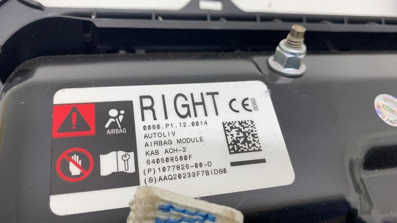 1077826 00 D 2017-2023 Tesla Model 3 Y Passenger Side Lower Knee Safety Airbag Module Right