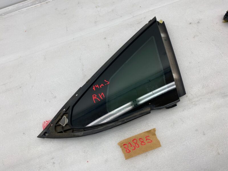 2012-2020 Tesla Model S MS Rear Passenger Side Quarter Fixed Glass Right RH Assy
