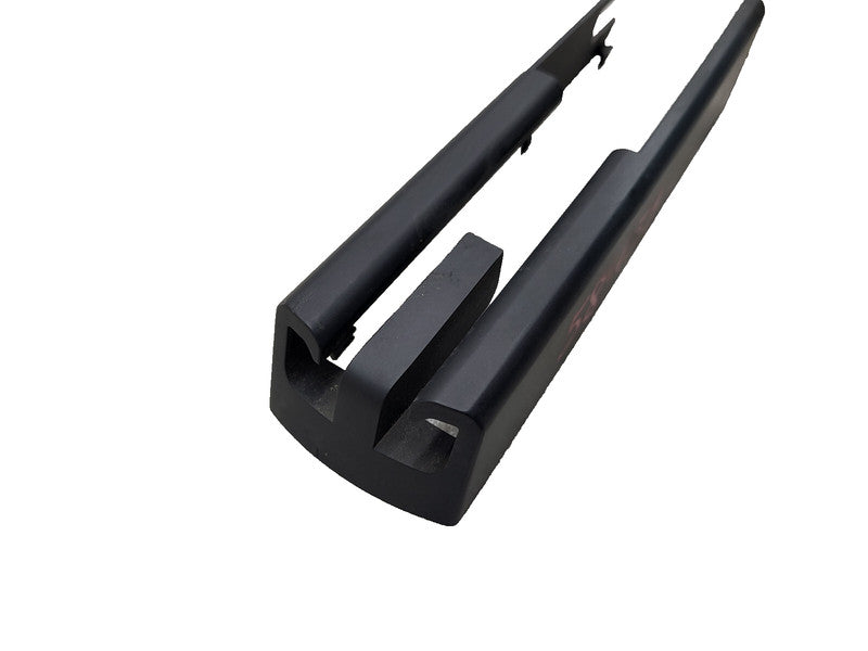 106235800A ⭕ 16-20 Tesla Model X Rear Right Seat Track Lashing Rail Cover Trim 1062358-00-A